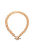 AMBER SCEATS Naomi Double Chain Choker in Gold
