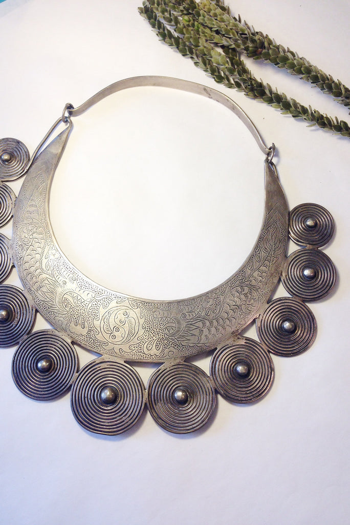 BLCKLAMB sterling silver tribal collar