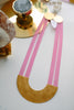 PETRA MEIREN Pink Silicone Half Moon Necklace with Brass