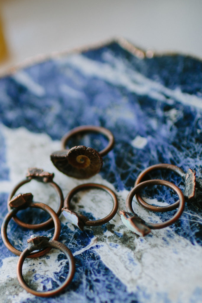 Hawkhouse Stone Copper Ring