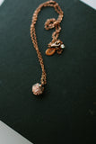 Hawkhouse Raw Ruby Crystal Necklace on 18" Chain