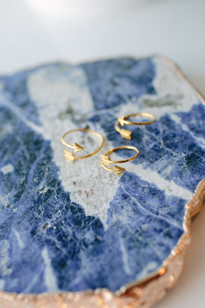 Katie Dean Jewelry Gold Arrow Ring