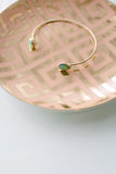 MILAN Green Opal Double Stone Bracelet