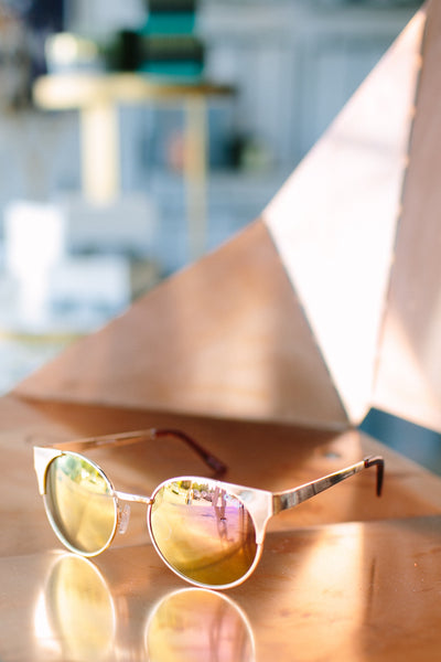 Quay Australia Sunglasses [Asha Gold / Pink]