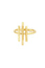 KATIE DEAN JEWELRY Three Bar Ring in Gold