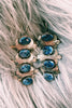 Blcklamb Sterling Silver Sapphire Earrings