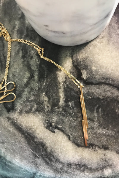 Annika Inez Jagged Pin Necklace