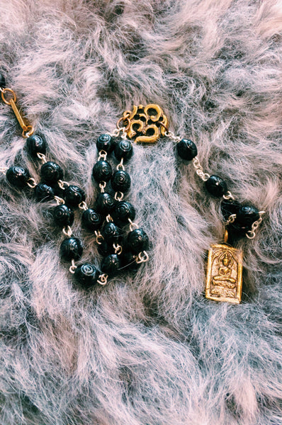 OM ROSARY NECKLACE
