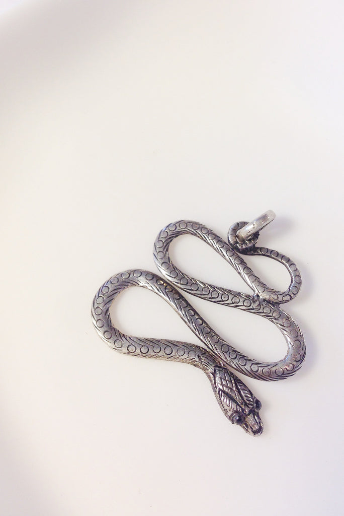 BLCKLAMB STERLING snake pendant